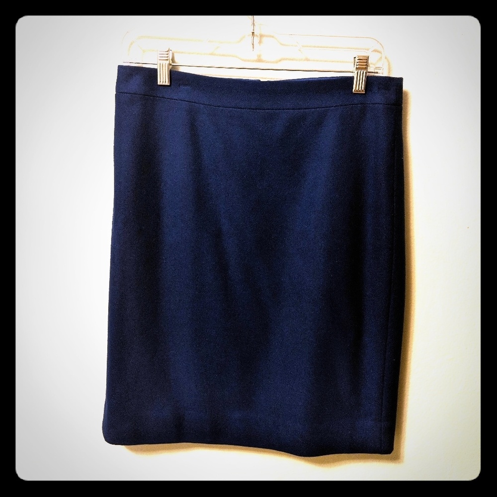 J Crew Factory Pencil Skirt - Royal Blue